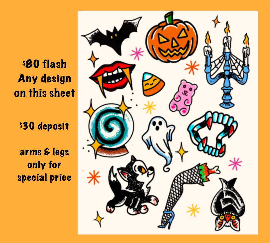 $80 Halloween flash