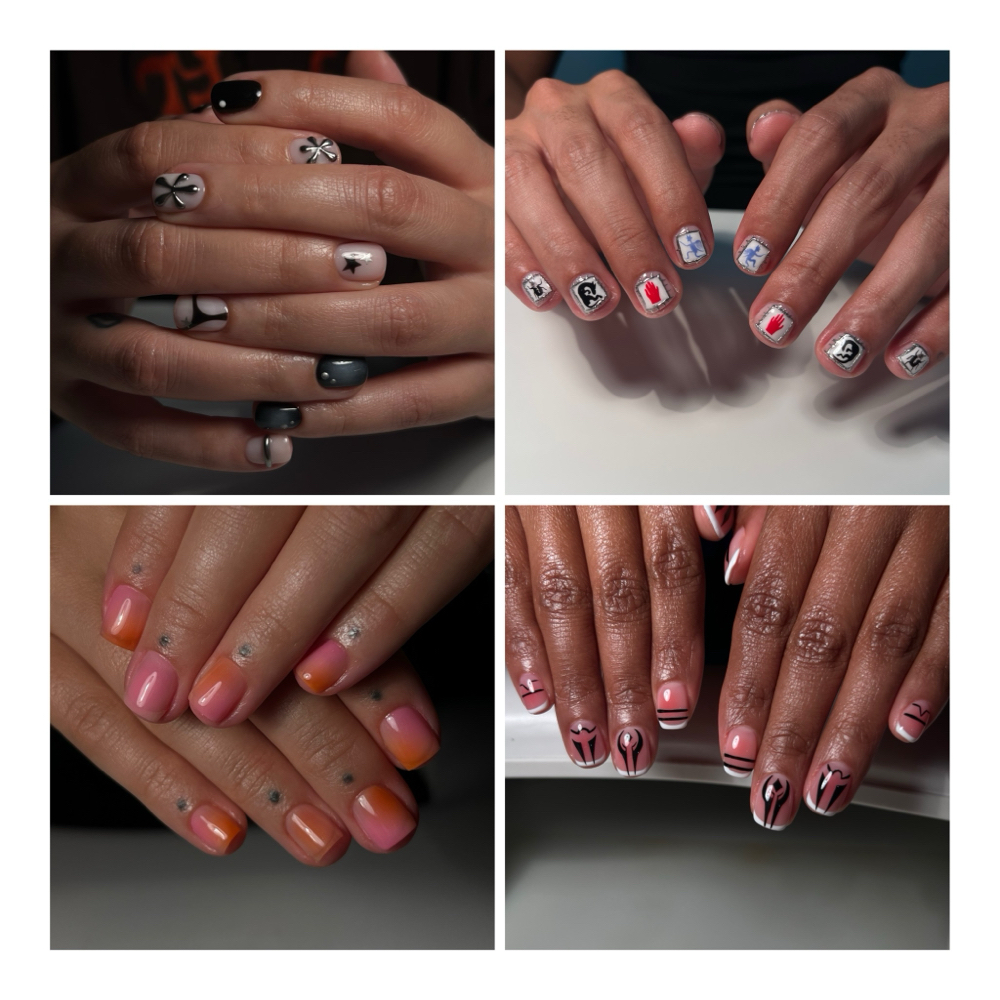 Gel Manicure at Unica Nail Bar in Miramar, FL
