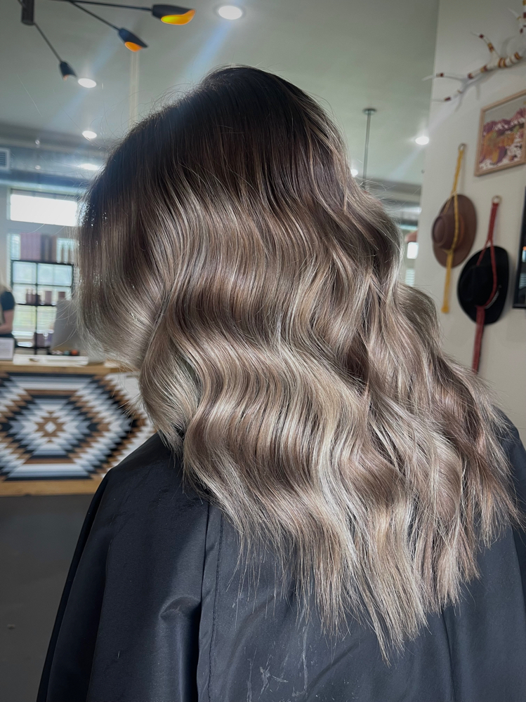 Reverse Balayage + Toner