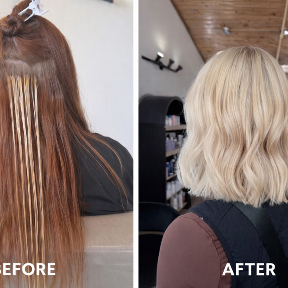 Custom Color Correction at The Blonde Hair Co. in Soldotna, AK