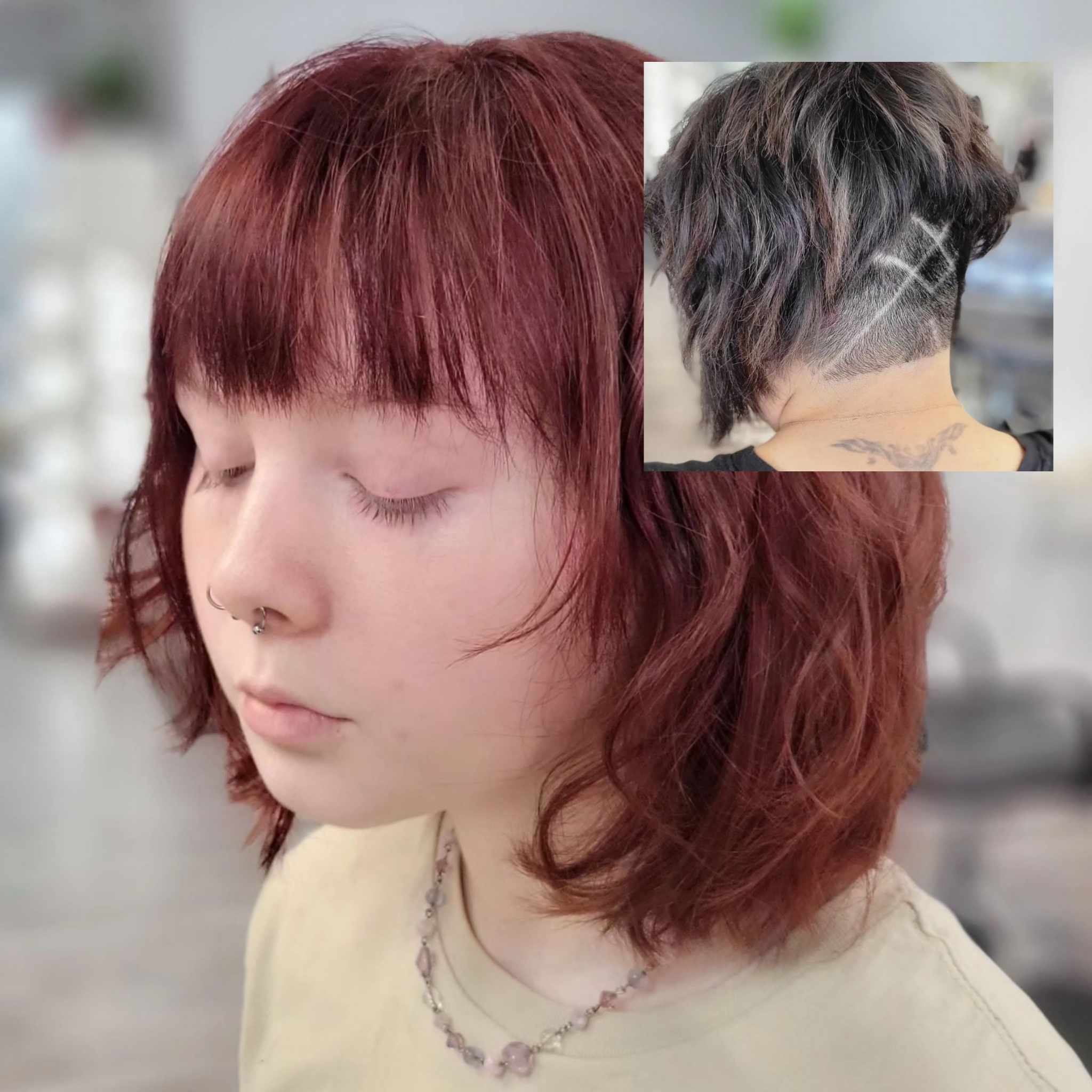 Bang Trim or Undercut touch up