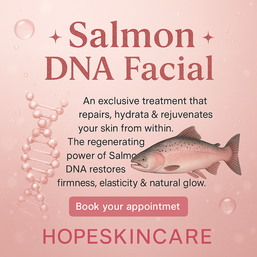 SALMON SPERM FACIAL at HOPE_SKINCARESTUDIO in Sacramento, CA