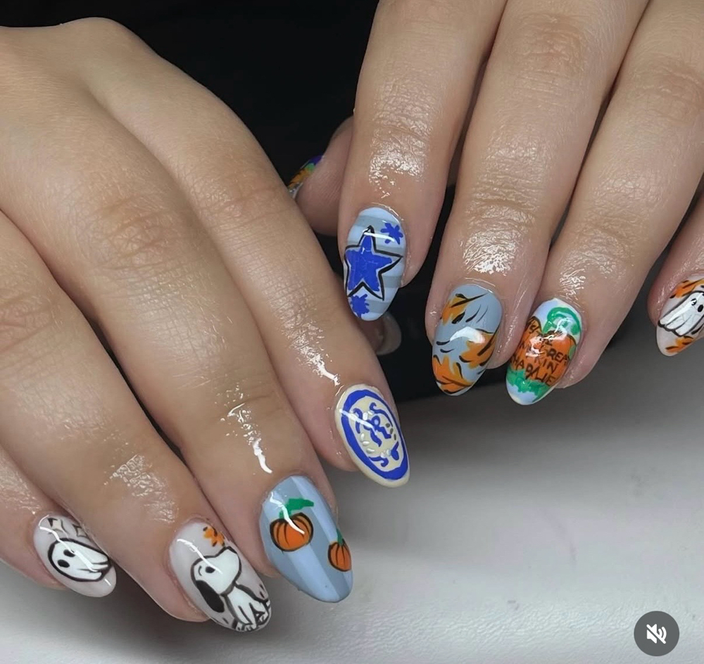 Cartoon Art (nail Art) $5 Per Nail at Gloss Boss Nails in Nampa, ID