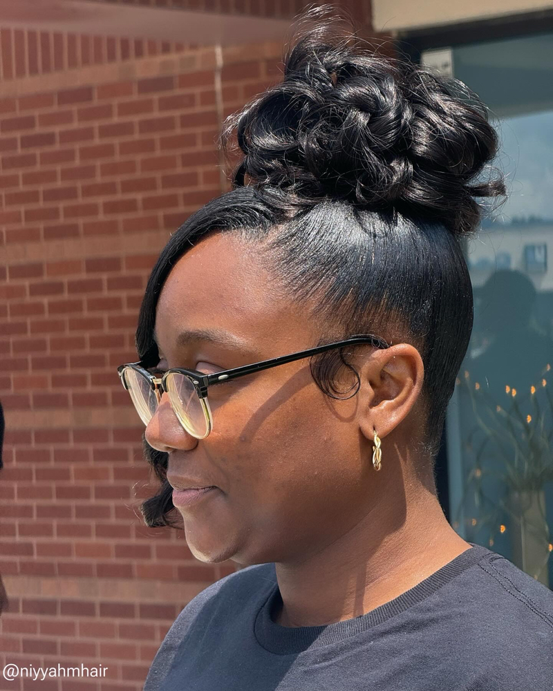 Pin Curl Updo