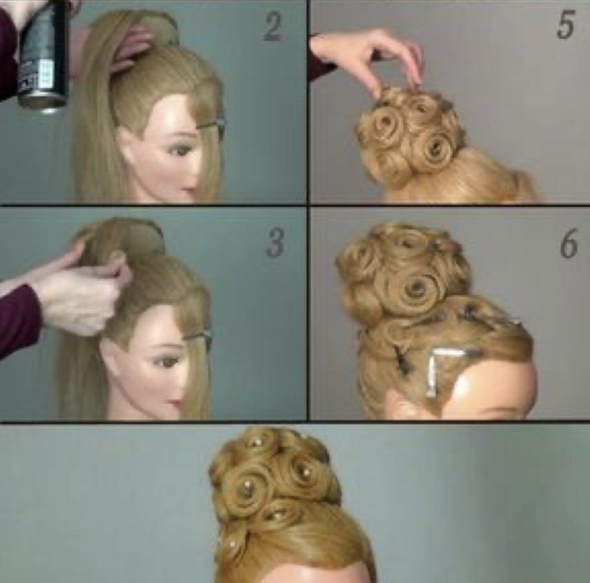ELEGANT FLOWER UPDO