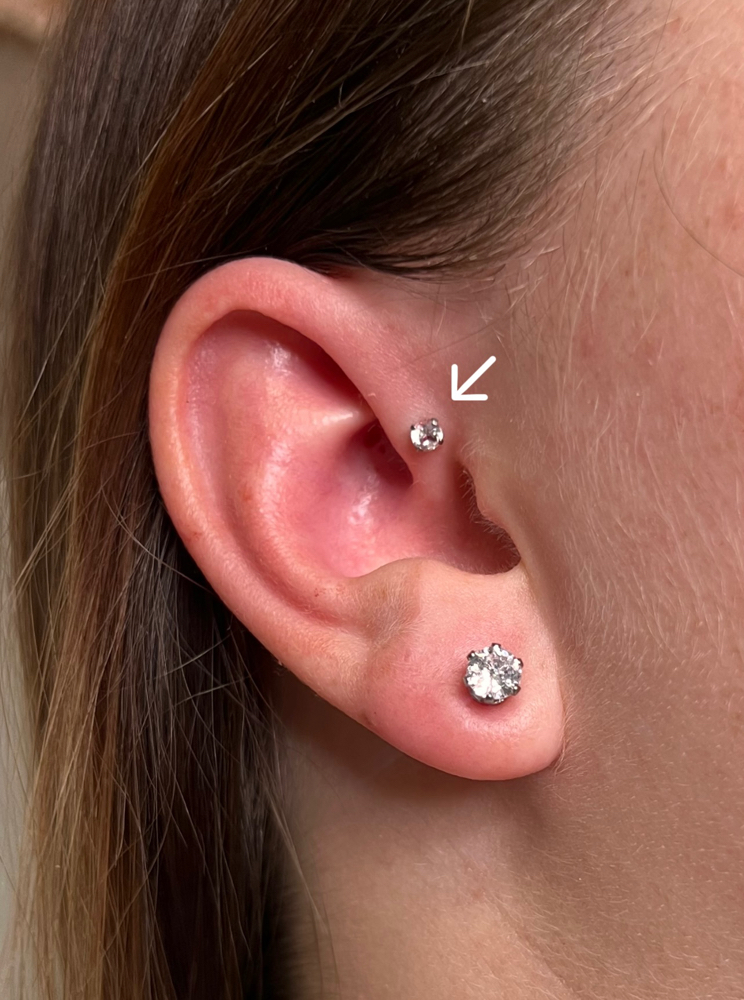 Forward Helix at Princesaa Piercings x Aesthetics in Chandler, AZ
