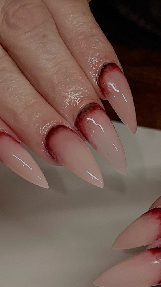 Long Acrylic Set at Nailsxk in Anniston, AL