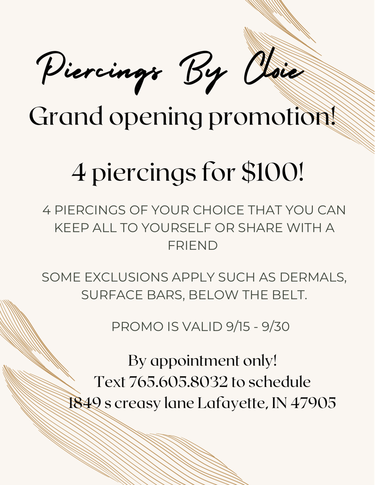 4 Piercing tapout with minor