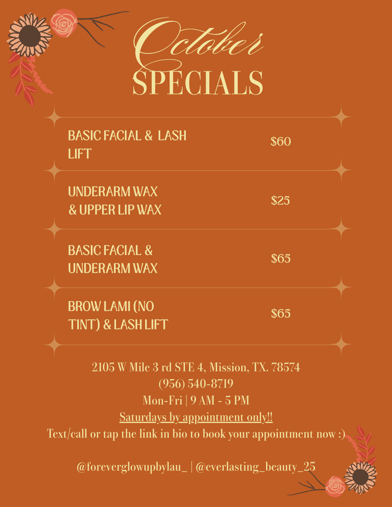 October Specials 👻