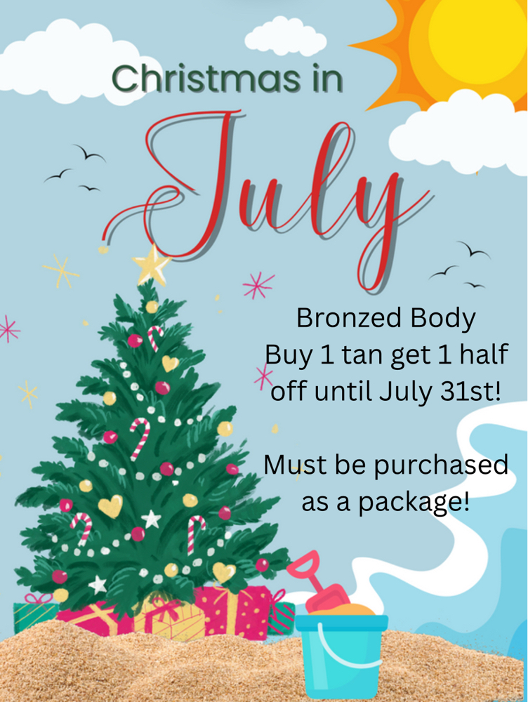 Christmas In July Spray Tan Special