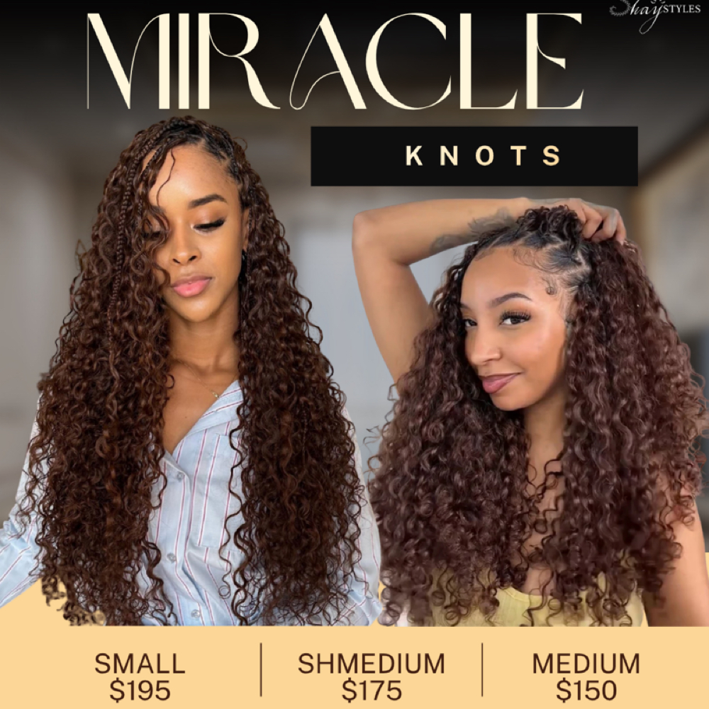 Miracle Knots at ⚜️𝐒𝐇𝐀𝐘 𝐒𝐓𝐘𝐋𝐄𝐒⚜️ in Milford, CT