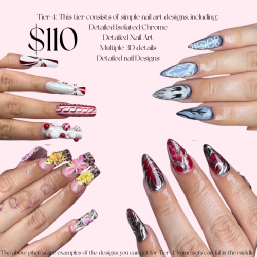 Tier 4 Nails at Mary’s Pink Studio in Laredo, TX