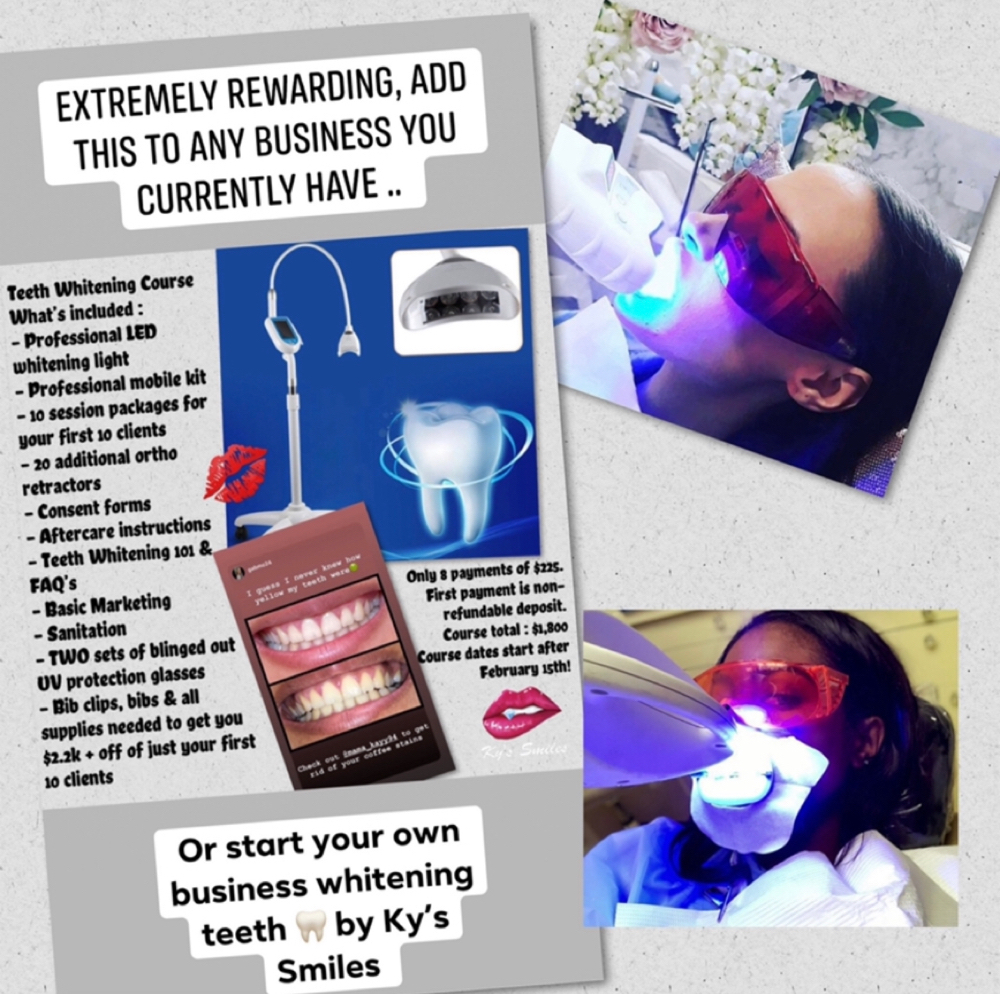 Deposit For TeethWhitening Training