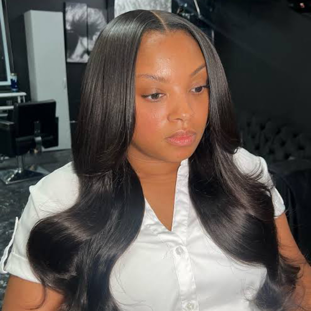 Quick Weave With Leave Out at L&O BeautyCollection in West Burlington, IA