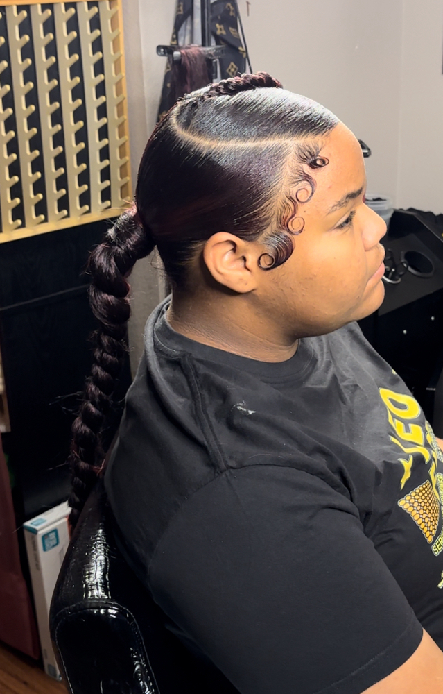 Extended Ponytail at Touched By Angel in Stockton, CA