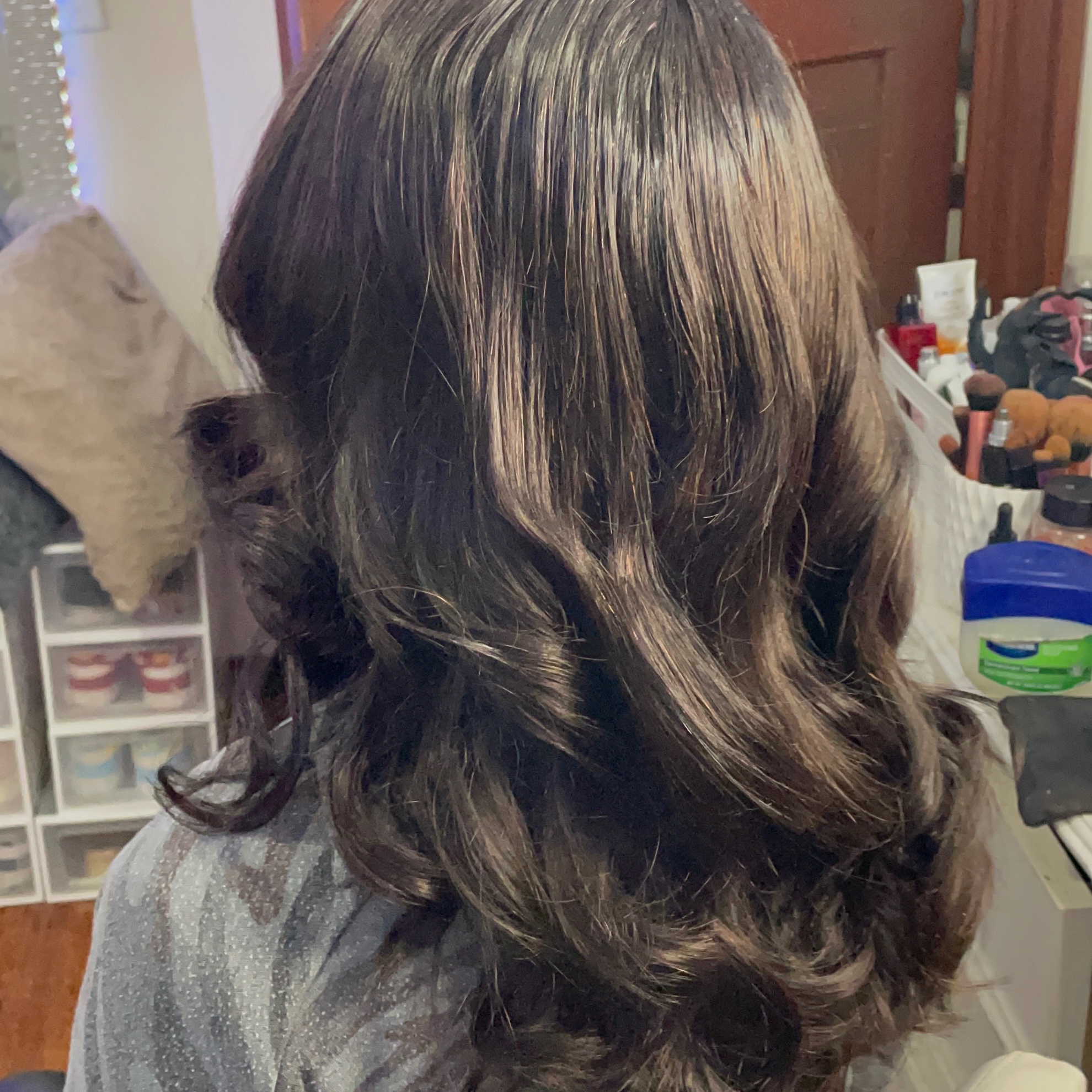 Wig/qw styling at Pretty Deluxe Day Spa in Syracuse, NY