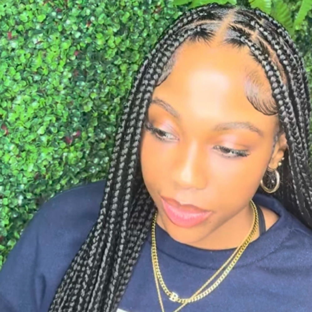 classic knotless braids at YolesBeautyMark in fort pierce, FL