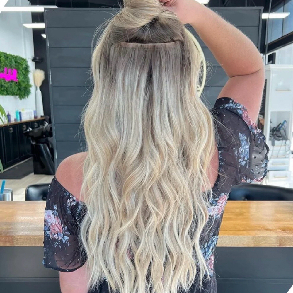 Invisible Weft Extensions at The Vivid Villain in Greenville, TX