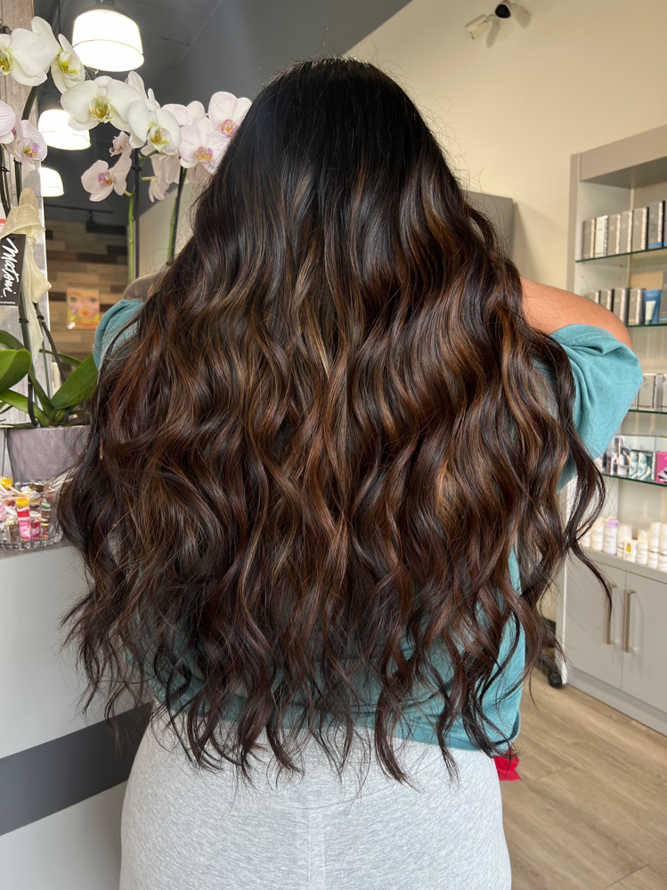 Balayage at HairByEmZulema in Riverside, CA