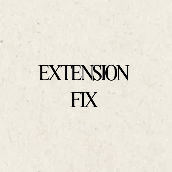 Extension Fix