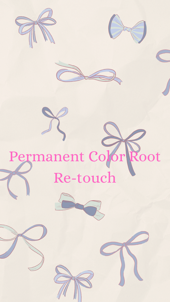Permanent Color Root Re-touch