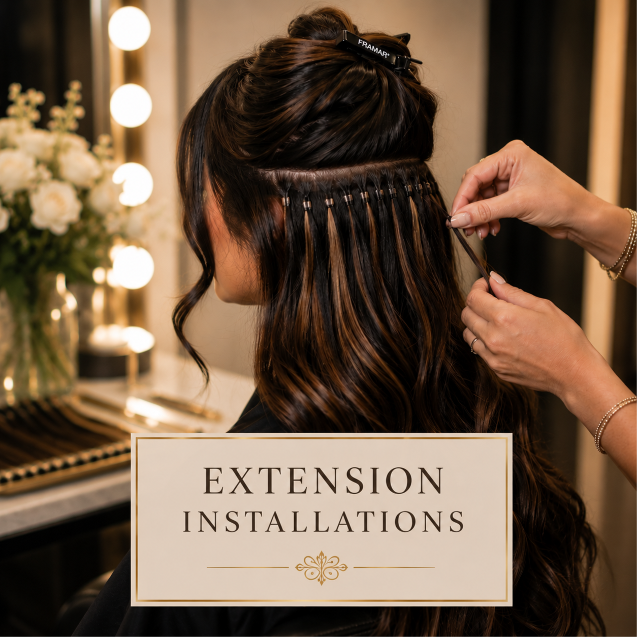 Hair Extension Installation at Henna Dil Se in Carson, CA