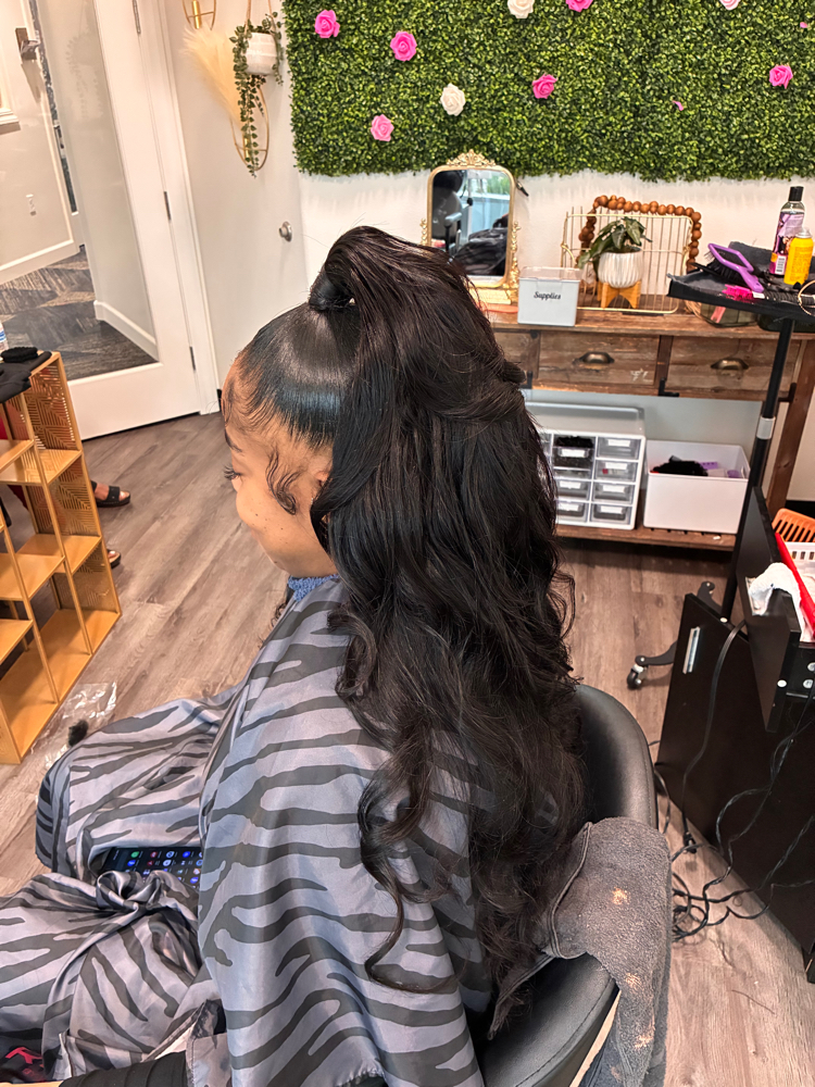 Half Up Half Down Quickweave