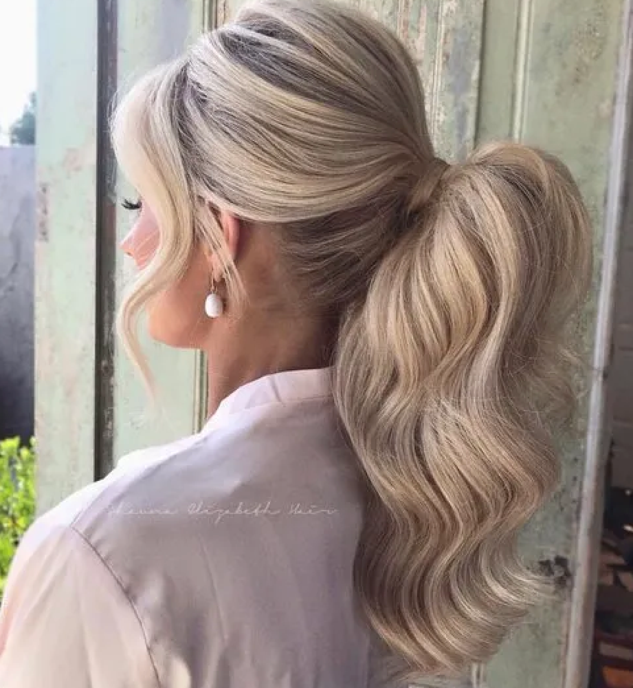 Voluminous Ponytail Styling
