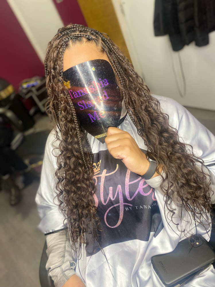 Bohemian Knotless W / Blend Hair