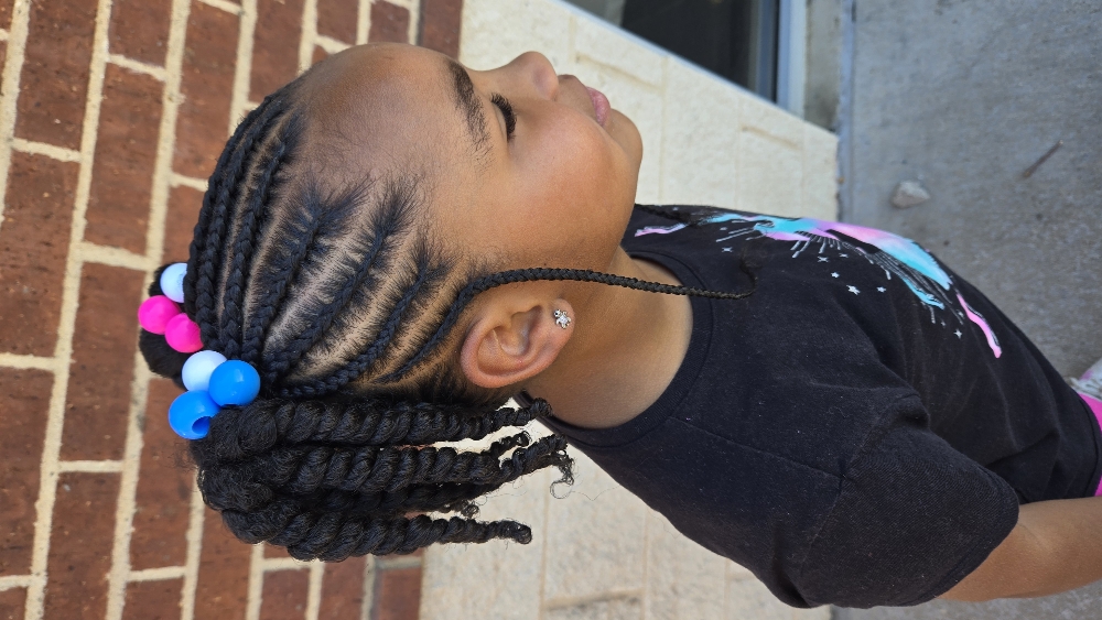 Mini TeaCup Scalp Braids