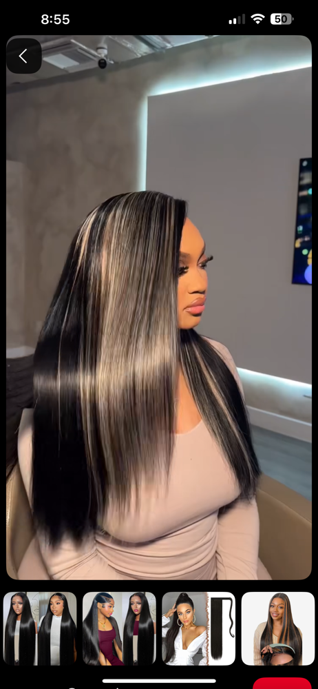 Faux Sleek Highlights Quickweave