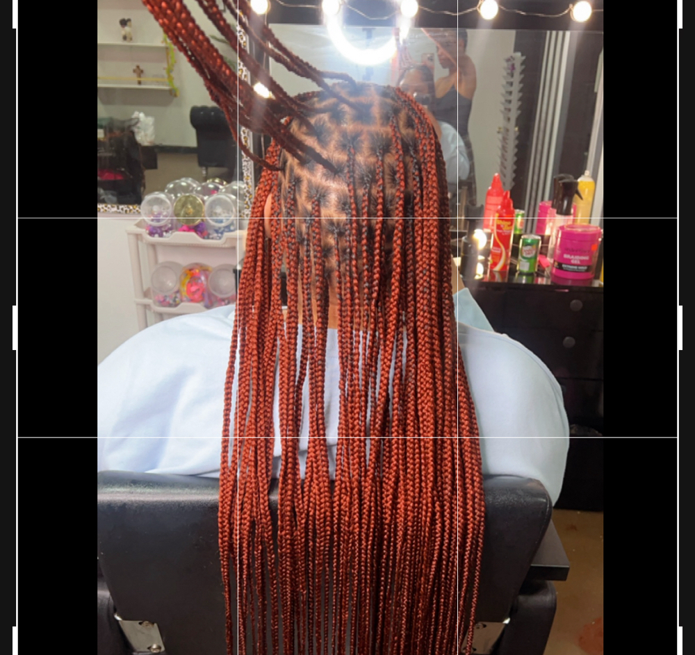 Medium Knotless Braids