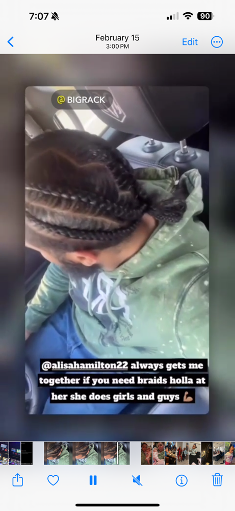 Adult Male Braids
