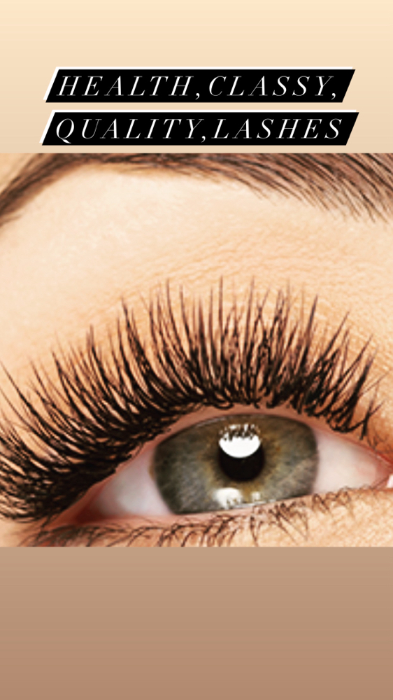 Full set Of Volume Hybrid Lashes