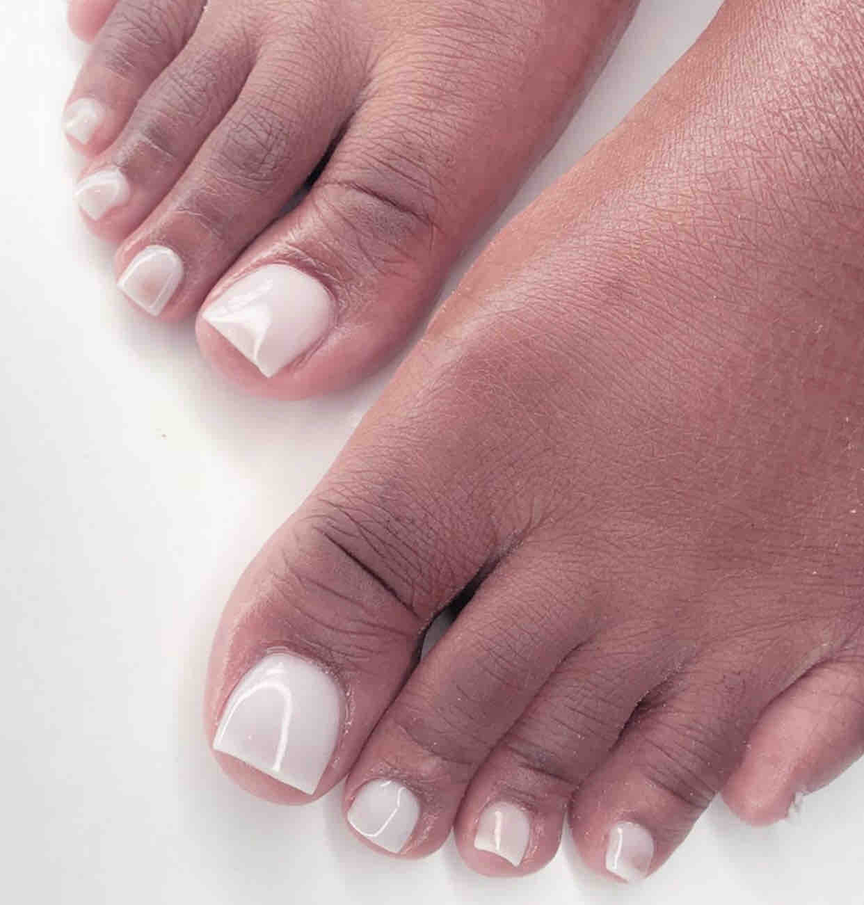 Acrylic Toes W/ Pedi