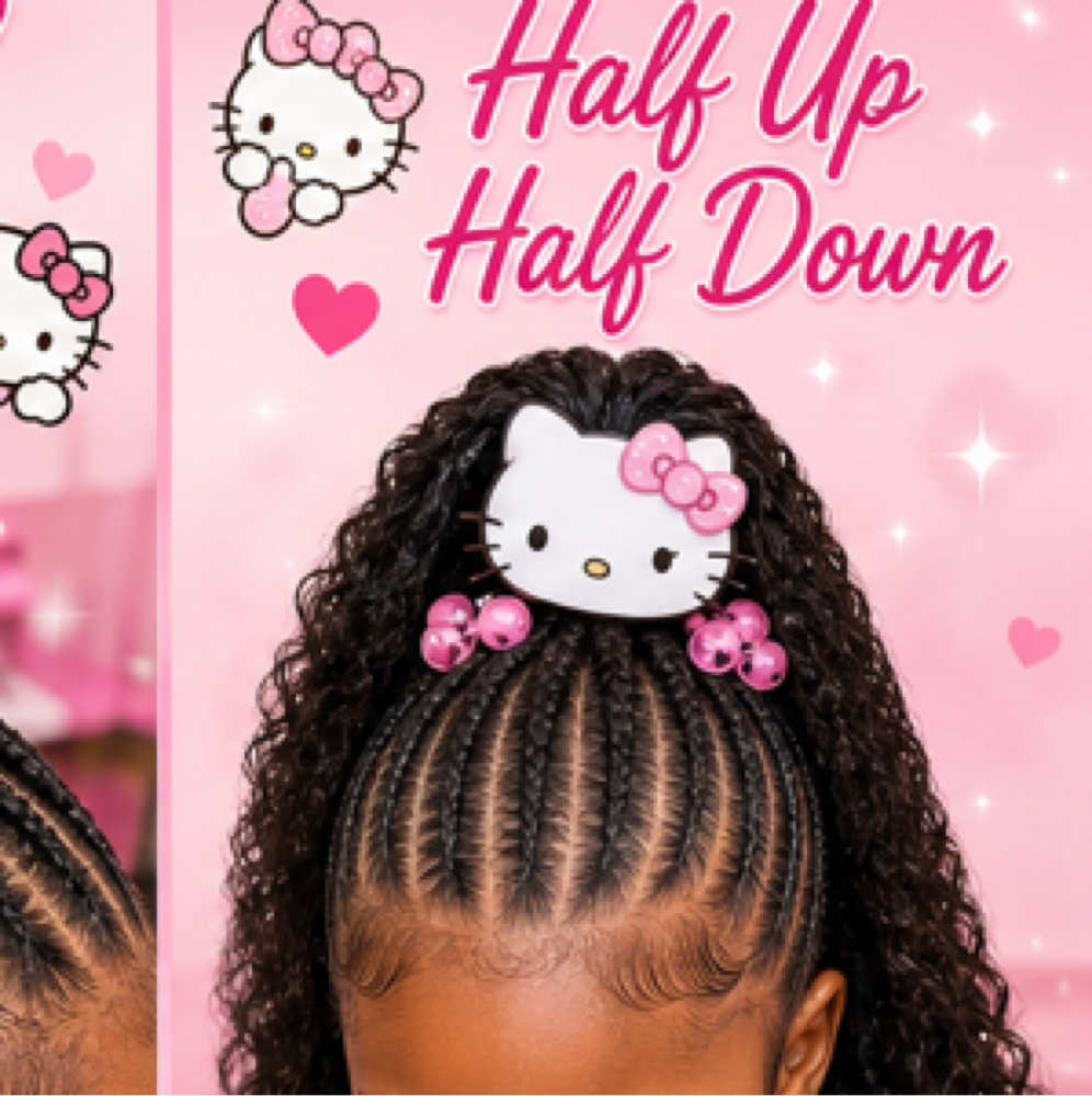 Half Up/Half Down at NaeeStyledddIt in Stone Mountain, GA
