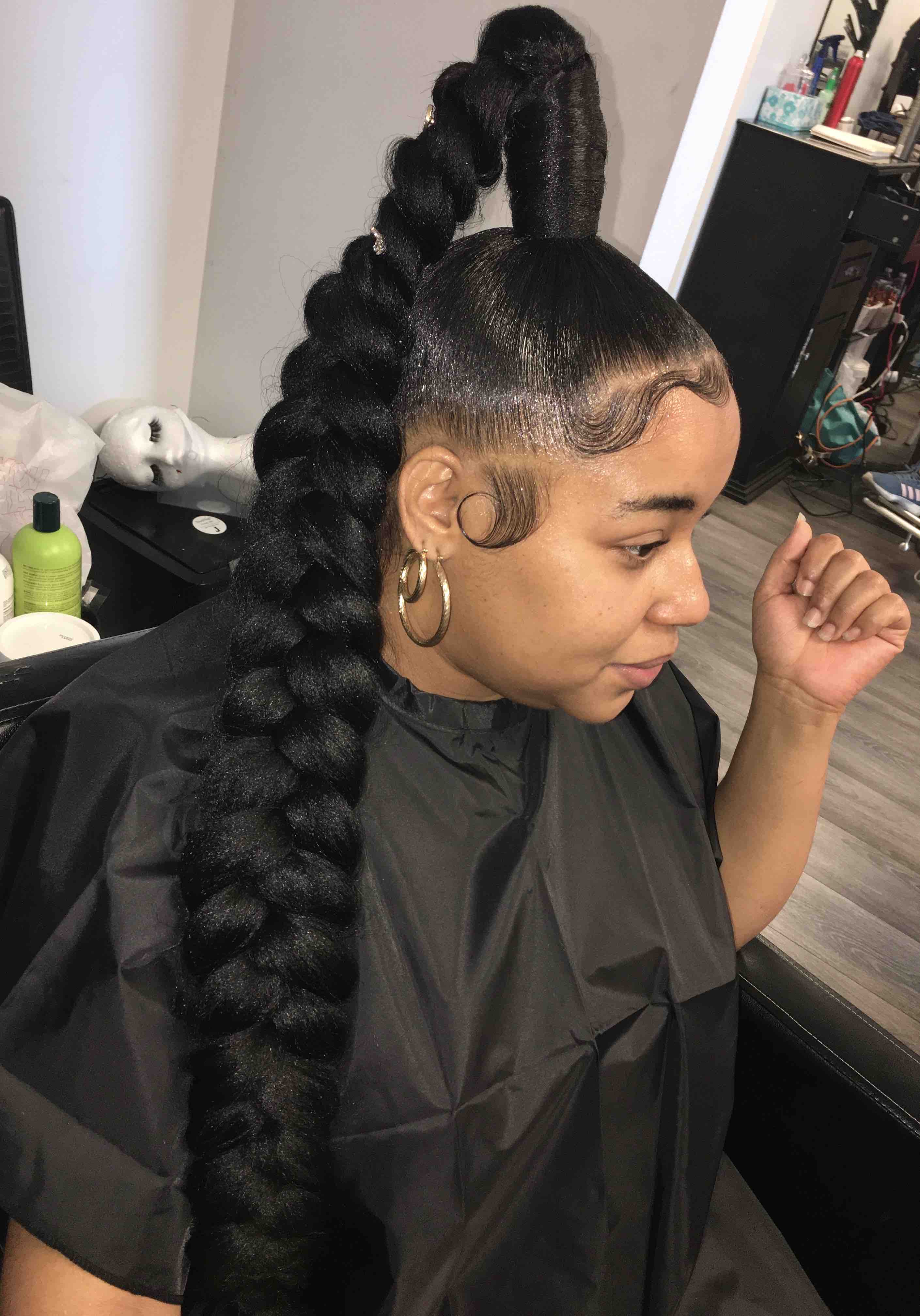 Butterfly Braid Ponytail