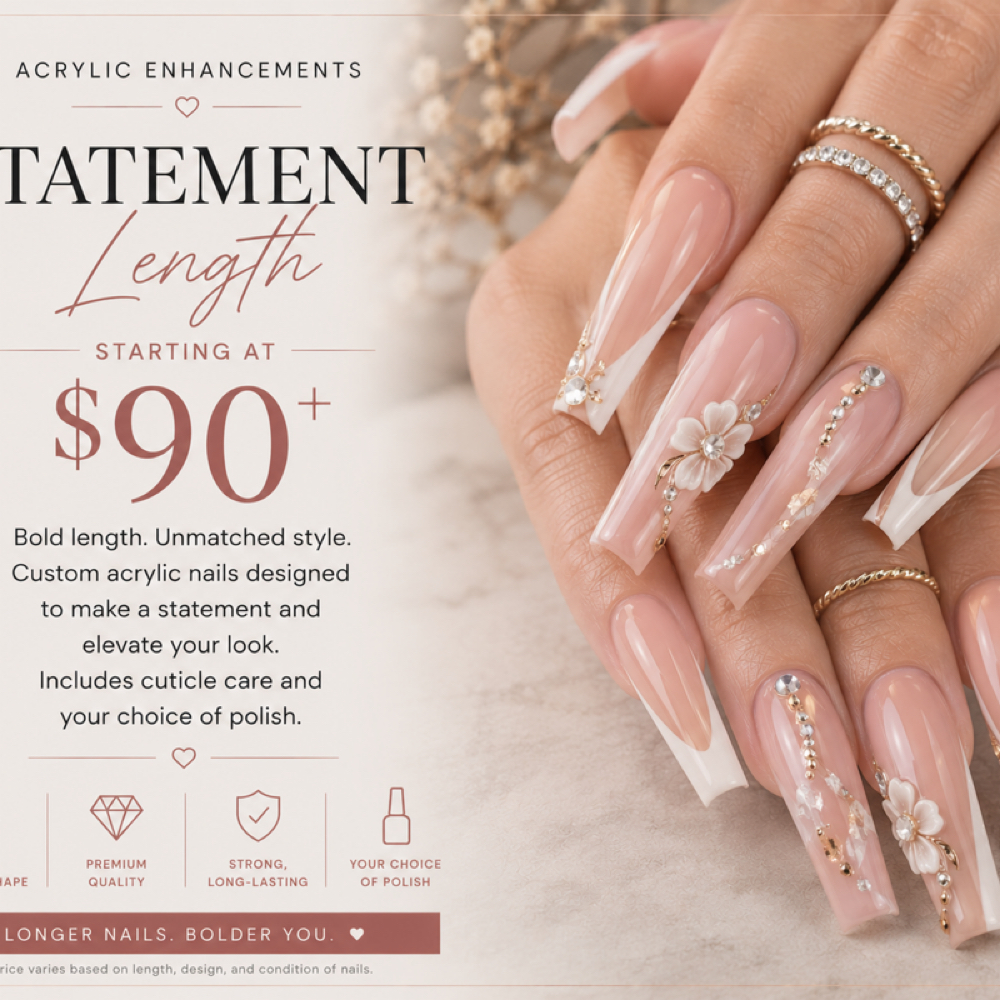Statement Length Extensions at Studio 811 Nail Studio in Ellensburg, WA