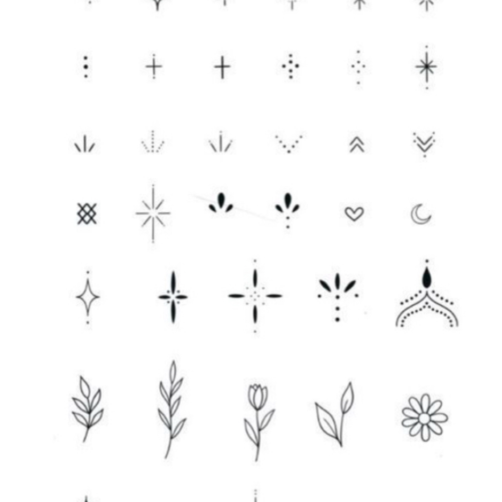 Micro Tattoo Under 1inch