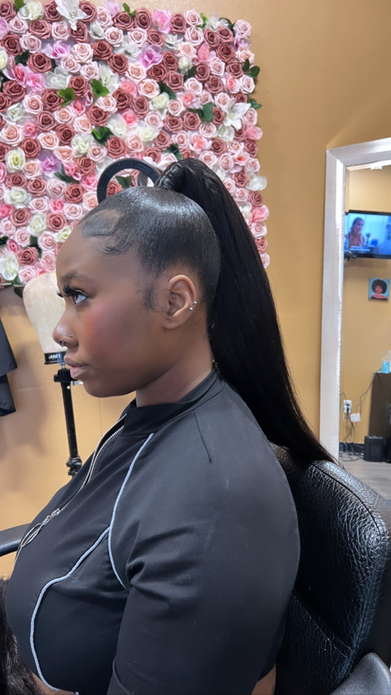 Sleek Ponytail