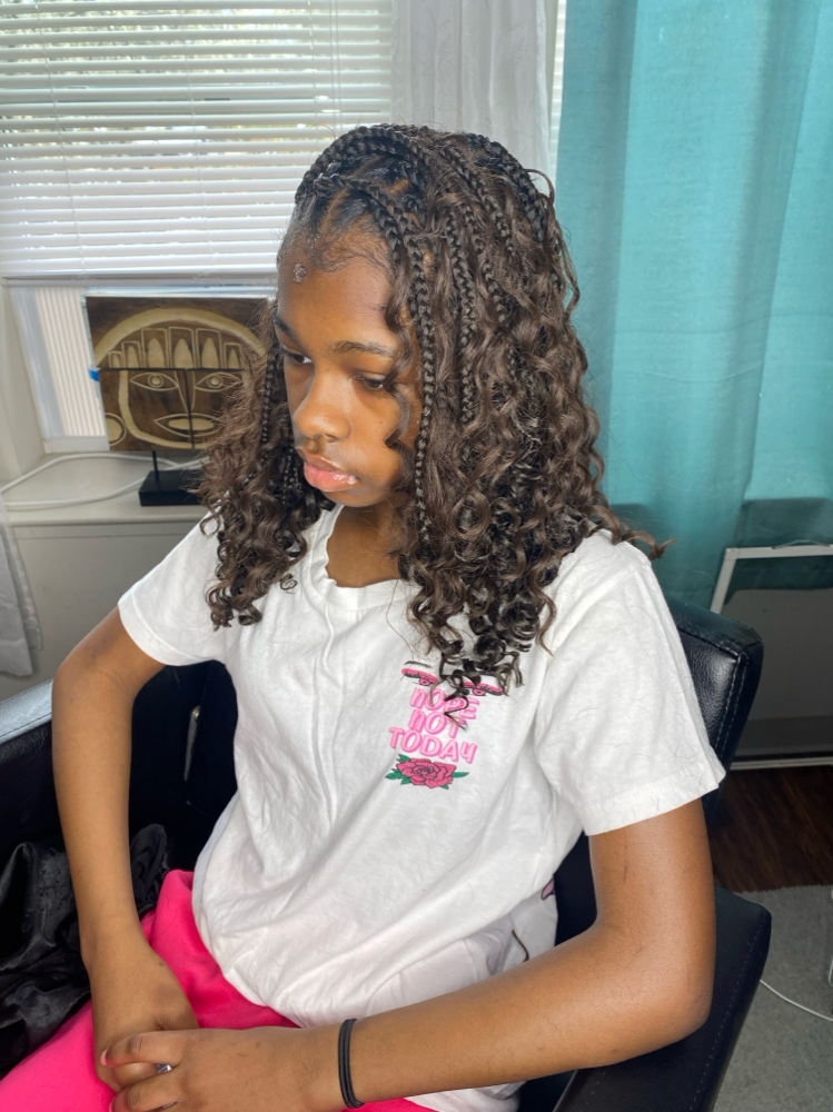 Shoulder Length Boho Braids