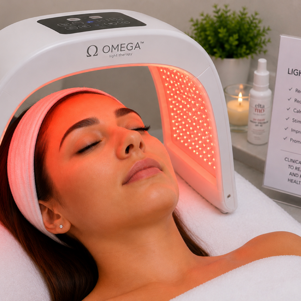 Omega light therapy  Add on at Kal's Esthetician Clinic in Colorado Springs, CO