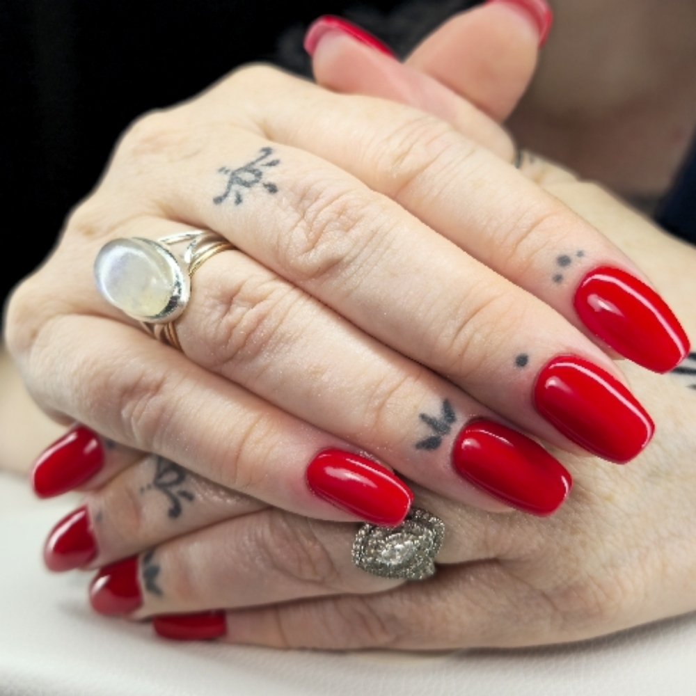 Gel Polish on natural nails at Vladalina Nail Studio in Sandy, OR