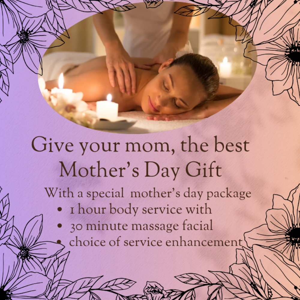 Mother Day Package at RAE OF LIGHT MASSAGE in Wyandotte, MI