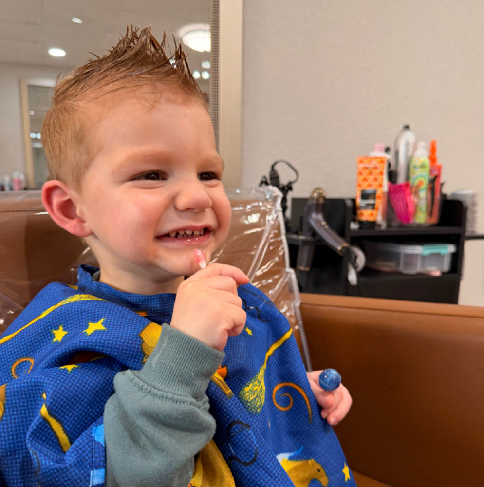 Kids cut at Hair by Kennedy in Monroe, NC