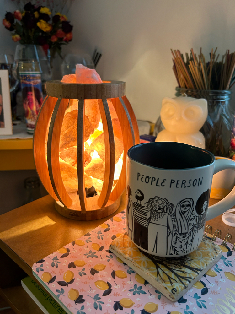 Bamboo Himalayan Sea Salt Lamp