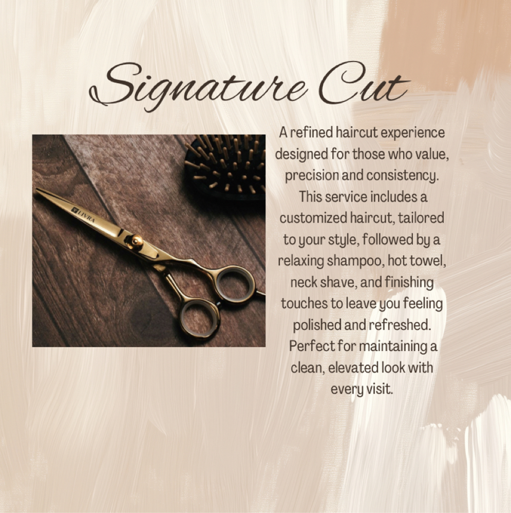 Signature Cut at Artisan Salon & Barber Studio in Lake Mary, FL