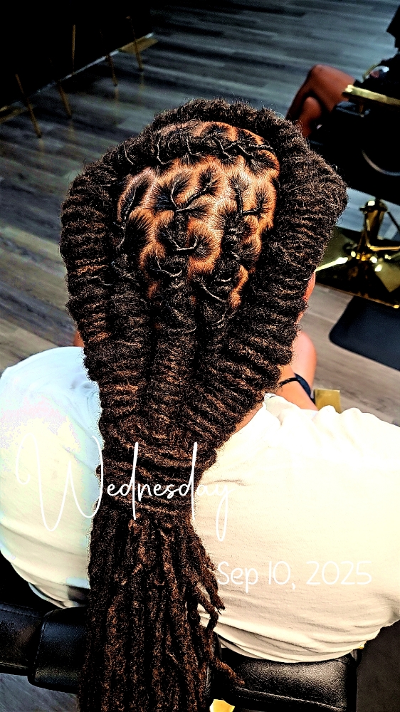 5+ Braids/Cornrows to the Back at NurishinSacredKnotts in Charlotte, NC