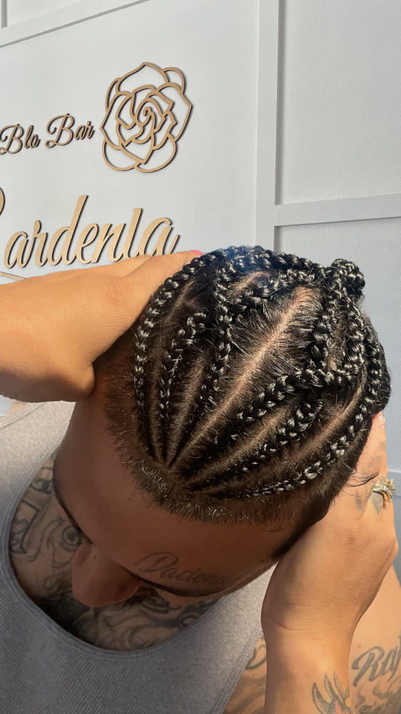 Half Top Braided Cornrows