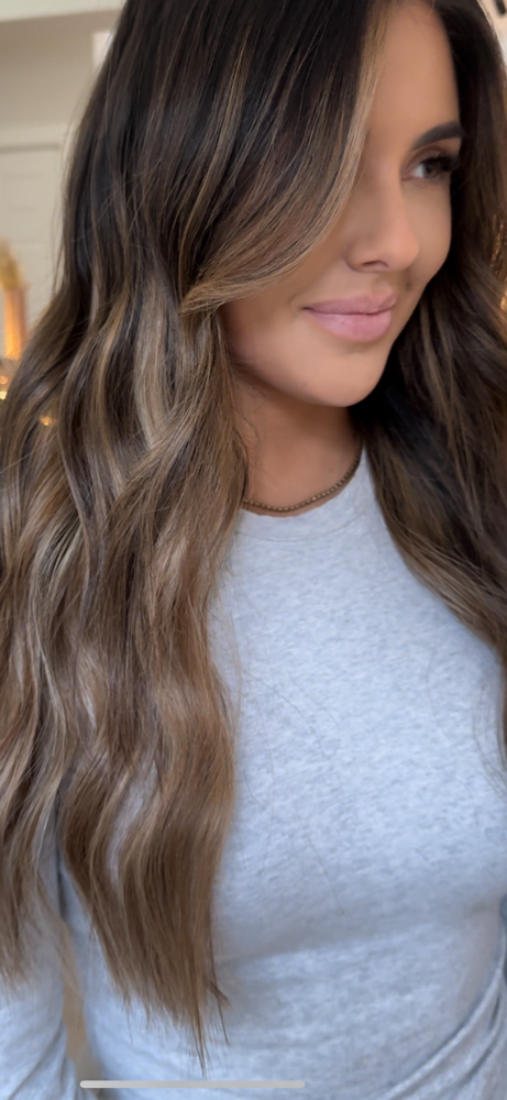 The Partial Blonde at JORDVNMKE HAIR Owner Of Frankie & Co. in Brookfield, WI